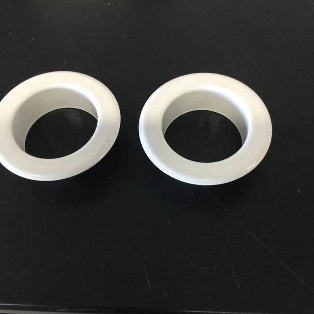 2 White RASCO/Reliable Recessed F2 Escutcheon