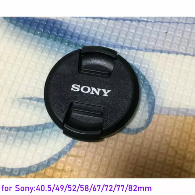 40.5 49 52 55 58 67 72 77 82mm Snap on Lens Cap Cover Protector for SONY Camera