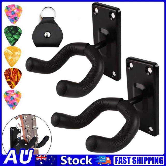 Wall Mount Guitar Hanger Hook Bass Mandolin Banjo Ukulele Holder Stand Rack