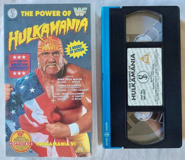 WWF HULK HOGAN -The Power of Hulkamania - VHS Video - TESTED VGC - WWE ...