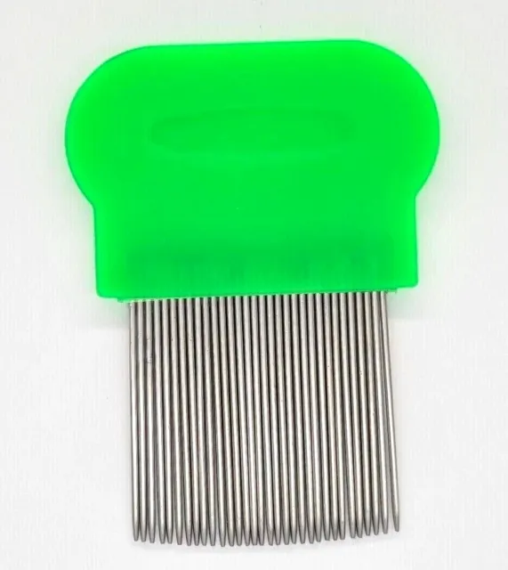 1 X Effective Metal Toothed Head-Lice Comb - Nit Flea & Lice Egg Removal
