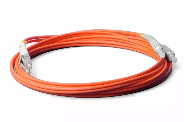 10m LWL LC SC Patchkabel Duplex OM2 50/125 Glasfaser Lichtwellenleiter orange