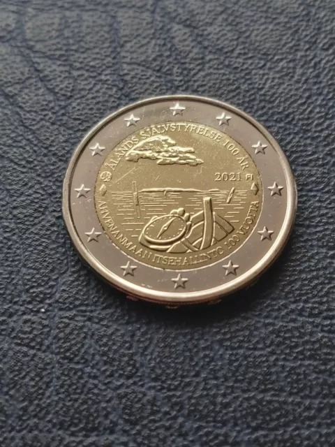 Finland 2021 2 euro UNC self-government in the Aland Islands