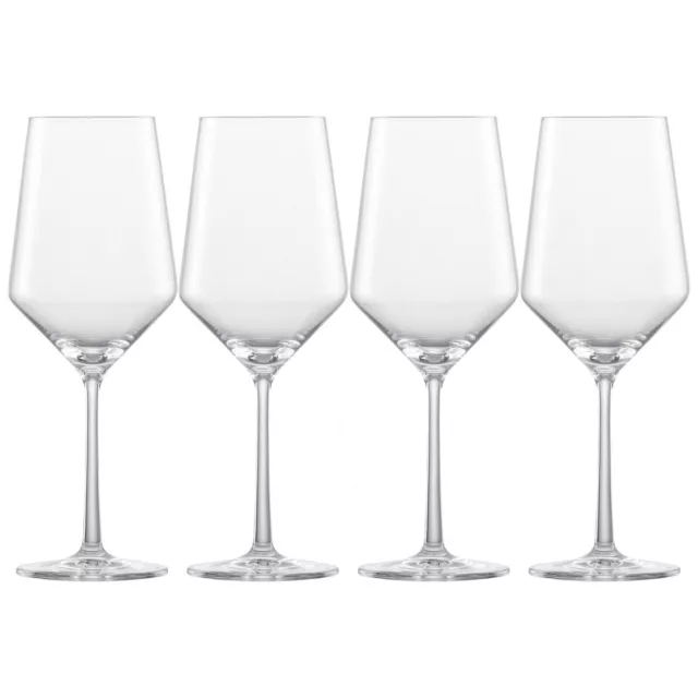 4x SCHOTT ZWIESEL PURE Glas Cabernet Rotweingläser NEU OVP