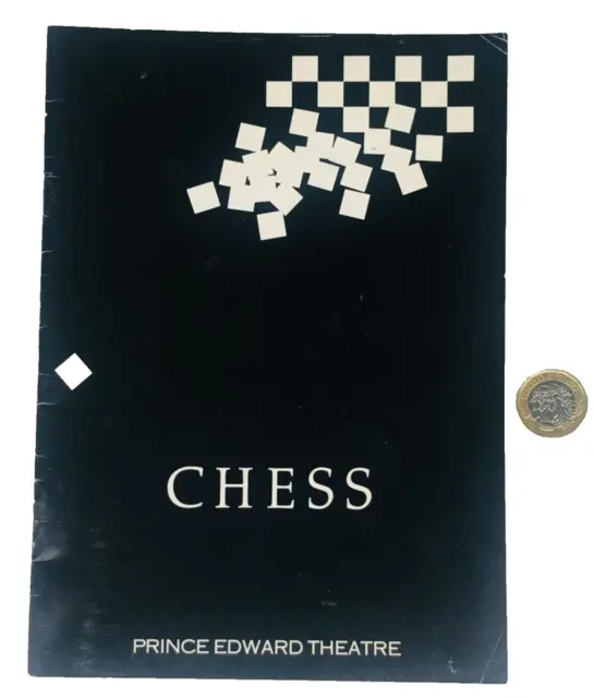 Theatre Brochure Chess Prince Edward Souvenir Rare Musical ra