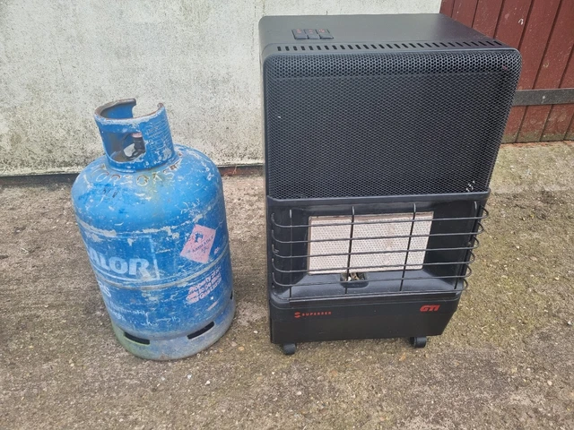 SUPERSER CALOR PORTABLE Heater and gas bottle £100.00 - PicClick UK