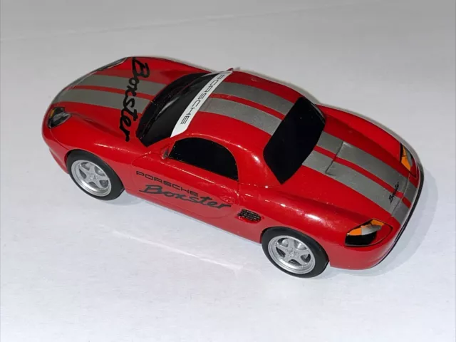 Scalextric Hornby Porsche Boxster Argento Rosso Funzionante 3