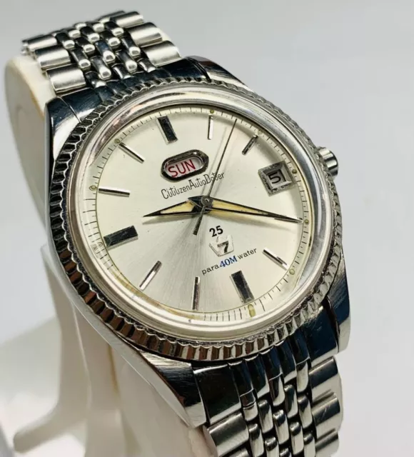 VINTAGE CITIZEN ANNI 60 Auto Dater 7 Para 40MWater Star AD551404