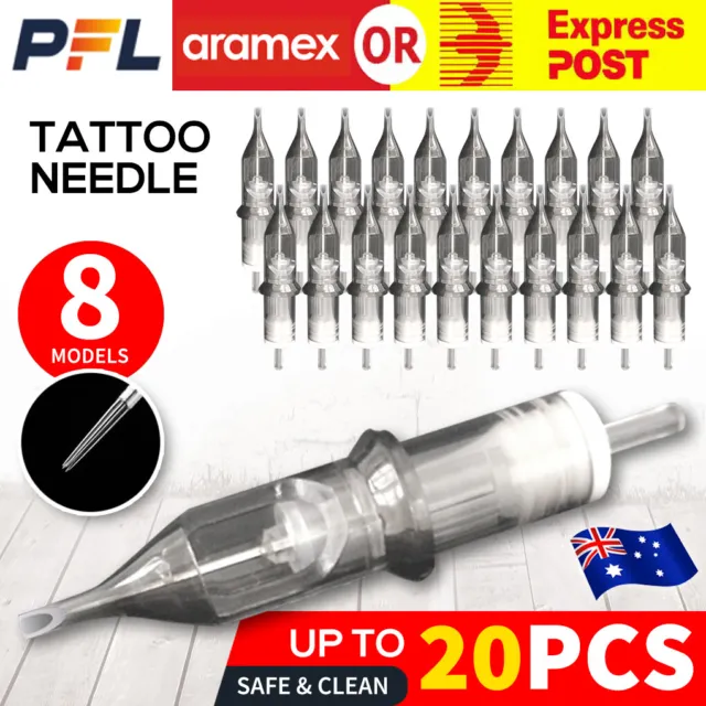 5/10/20 Pcs Disposable Tattoo Needle Cartridges Sterilized Round Liners Shaders