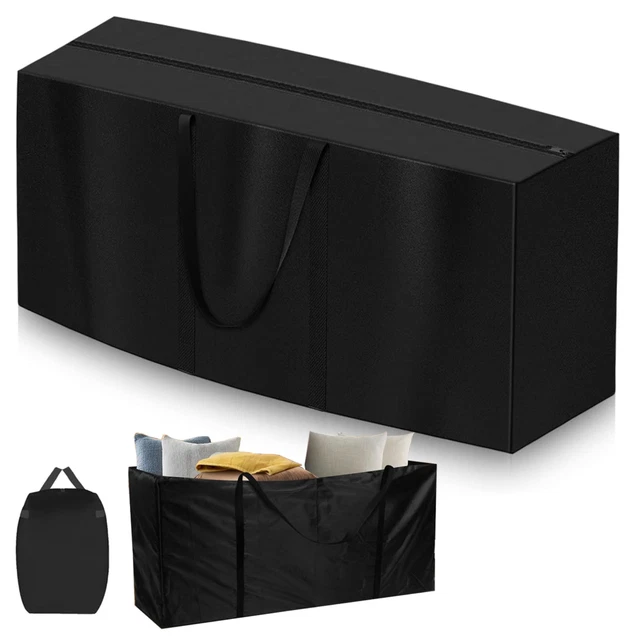 Borsa Stoccaggio Esterna Per Cuscini Giardino - 122x39x55 Cm, Impermeabile E Anti-UV | Ideale Per Mobili Da Esterno - Foto 4