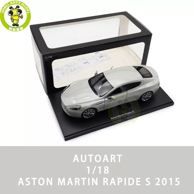 1/18 AUTOart 70258 ASTON MARTIN Rapide S 2015 Silver Fox Model Car Friends Gifts