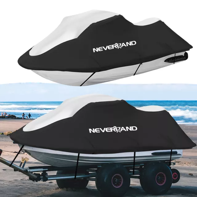 210D Waterproof UV Jet Ski Cover 3m-3.4m Protector For Sea Doo Yamaha Kawasaki