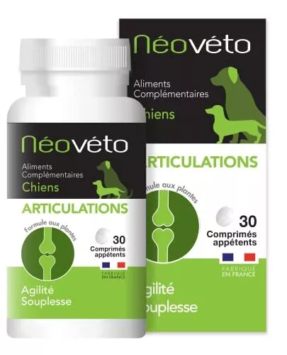 Néovéto ARTICULATIONS comprimés naturels pour Chiens souffrant d'arthrose, agréé