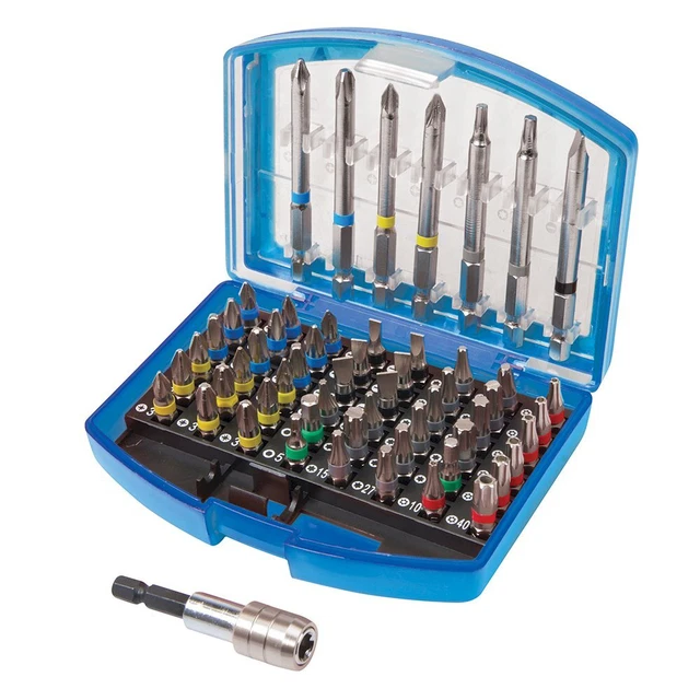 Silverline Colour-Coded Bit Set 56pce  | 846154