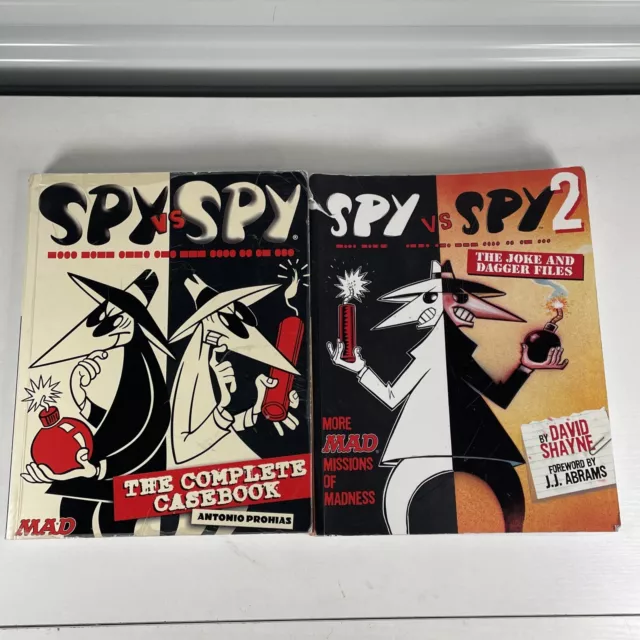 Spy vs Spy The Complete Casebook and Spy vs Spy 2 The Joke and Dagger Files Book