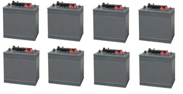 Replacement Battery For Columbia Parcar Payloader Bc2-L 48 Volts 8 Pack 6V