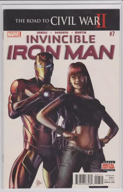 Invincible Iron Man #7-1st Appearance of Riri Williams- Cover A-1st Print-NM