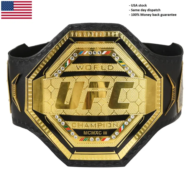 UFC Legacy World Championship Title Belt New Wrestling Title Belt Adult Replica