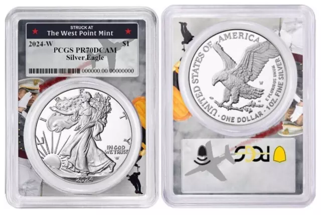 2024 W Proof $1 American Silver Eagle PCGS PR70DCAM #473