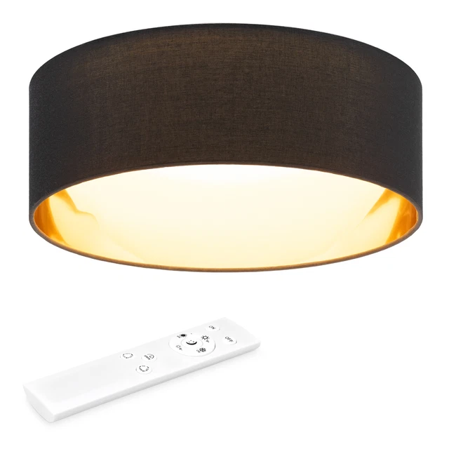 Plafonnier LED 22W Lumière Blanche 6000K Lampe Intérieure Carrée Mince