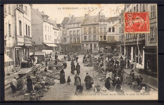 Carte Postale Ancienne - LOUVIERS LA GARE (27) - Années 1900 - Collection
