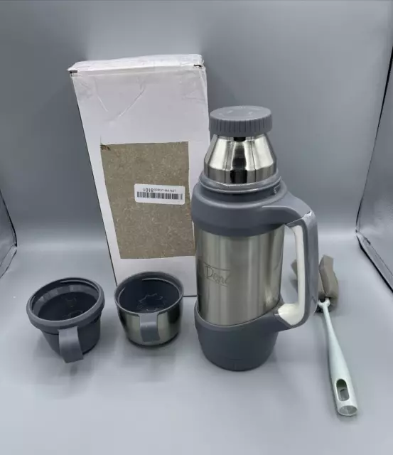 Large Thermos Water Bottle Stainless Steel Vacuum Insulated 32oz Open box NEW