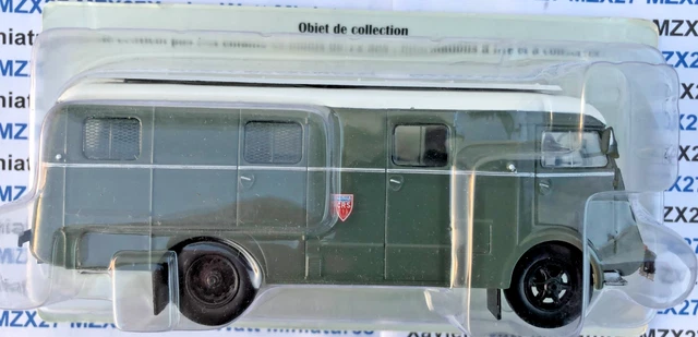 BERLIET GLB 19R Car de CRS 1/43 HACHETTE - Collection