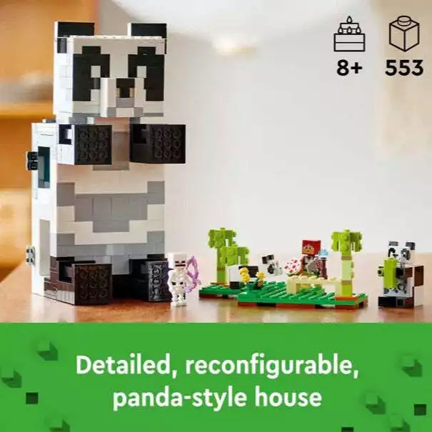 Lego® Minecraft® The Panda Haven 21245, Brick-built House