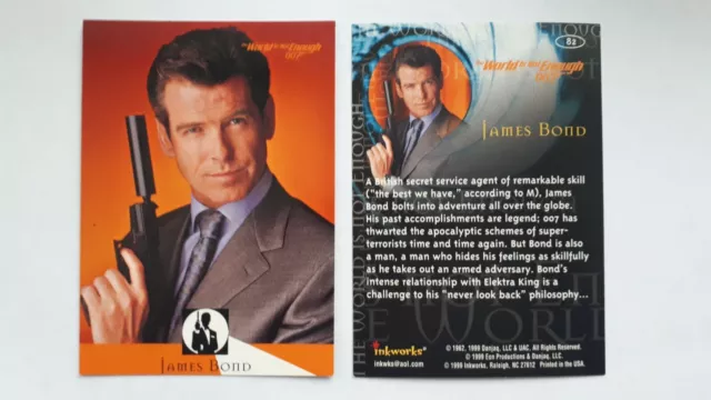 Inkworks  James Bond The World is not Enough Trading Cards #82