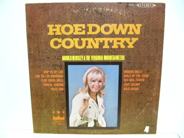 Hoedown Country Harold Hensley & The Virginia Mountaineers Vinyl Record Rare