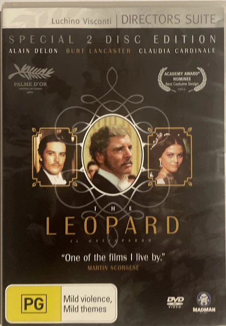 THE LEOPARD DVD, 1963 Region ALL Burt Lancaster Alain Delon $14.99 ...