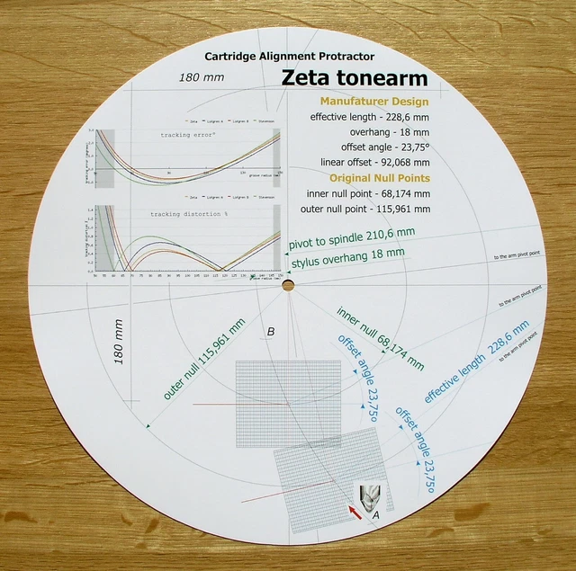 PIONEER PLX1000 CUSTOM Designed Tonearm Cartridge Stylus Alignment