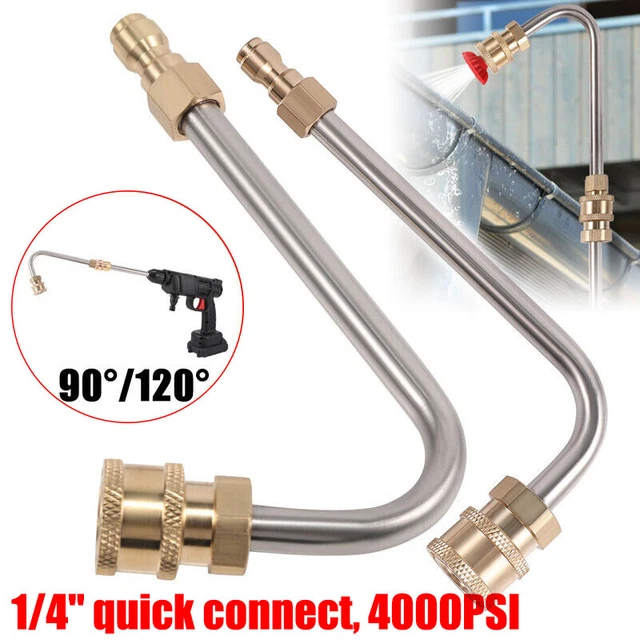 PRESSURE WASHER WAND, 90 Degree Curved High Pressure Power Washer