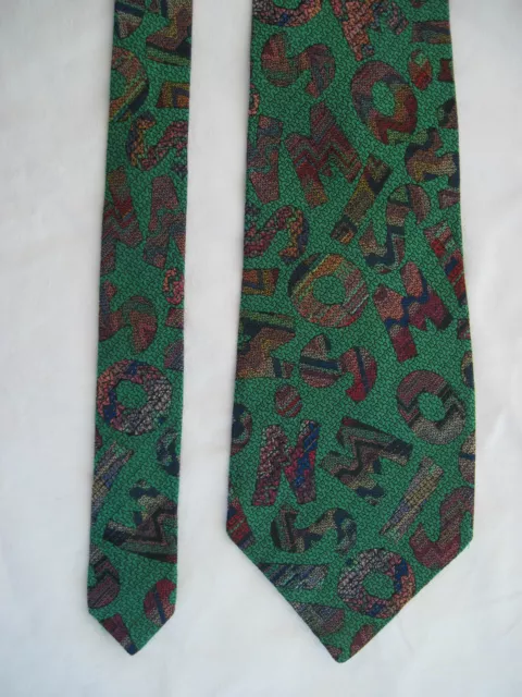 -AUTHENTIQUE cravate cravatte  MISSONI   100% soie  TBEG  vintage
