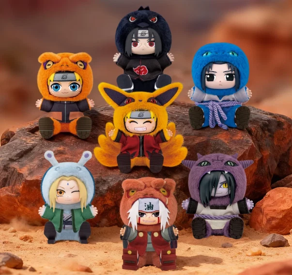 thumbnail image 2 of TOP TOY Naruto Beast Party Series Plush Blind Box Figure – Hot 2025, 14cm, Cartoon Character 2 of 5