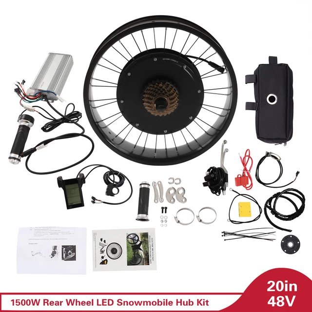 E-Bike Umbausatz 1000W - Komplettset Für Elektrisches Fahrrad