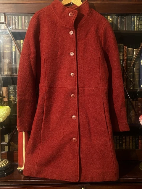 BNWT SEASALT CORNWALL Falmouth Dawn Boiled Wool Coat In Conker Brown UK Size 24 31.00 PicClick UK