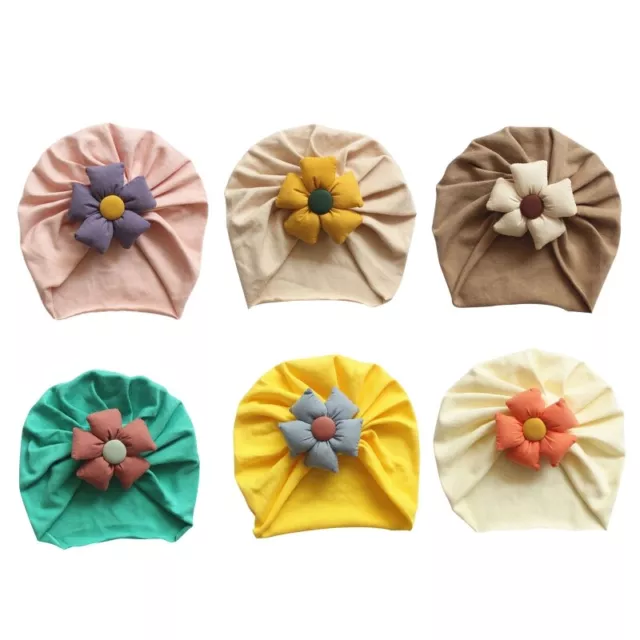 Baby Toddler Hat Cute Flower Knot Headwrap Infants Headwear