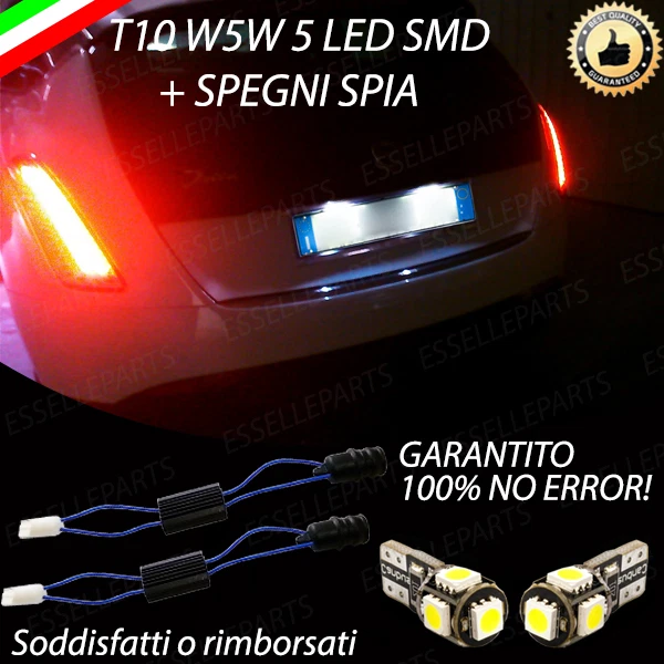 COPPI LUCI TARGA PER ALFA MITO T10 W5W 6 LED - Foto 9