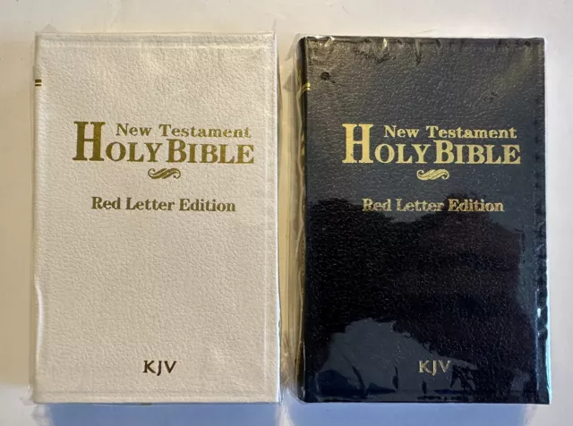Holy Bible Pocket Miniature New Testament KJV Red Letter Edition LOT OF 36