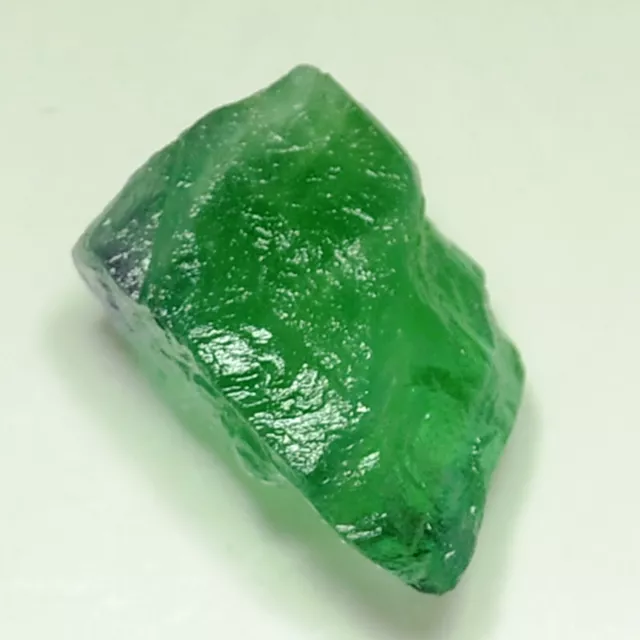 203.30Ct 100% Naturale Brasiliano Verde Fluorite FACET Grezzo Gemma