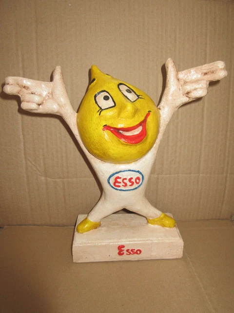 Esso Max kleine Werbefigur Aral Shell BP Castrol Tankstelle Zapfsäule Deko