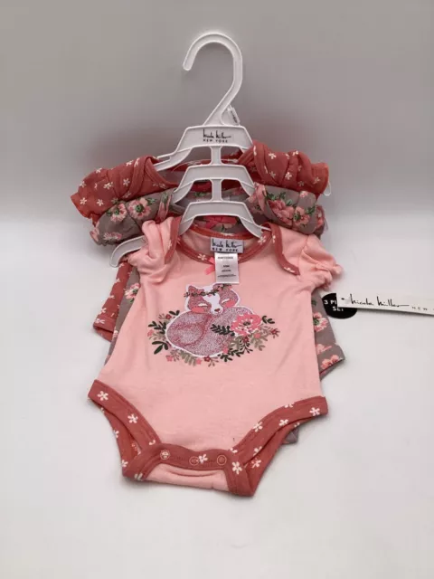 Nicole Miller Baby Girl Clothes Lot 0-3 Months. NEW