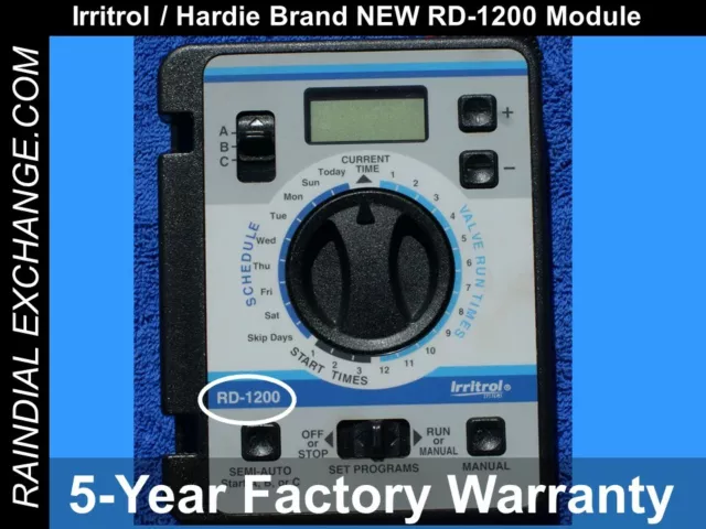 Irritrol / Hardie Rain Dial RD-1200 - NEW - 24hr ship - *5yr WARRANTY*