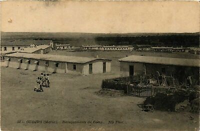 CPA AK Oudjda - Baraquements du Camp MAROC (964113)