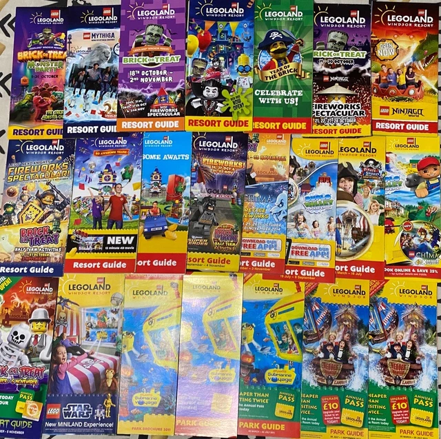 Theme Part Guide Map LEGOLAND WINDSOR LARGE Map Bundle, Theme Park Guide EUR 35,07 - PicClick IT