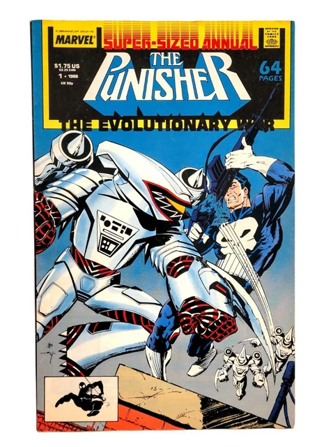 The Punisher The Evolutionary War  Comic Book Annual #1 Marvel Comics 1988