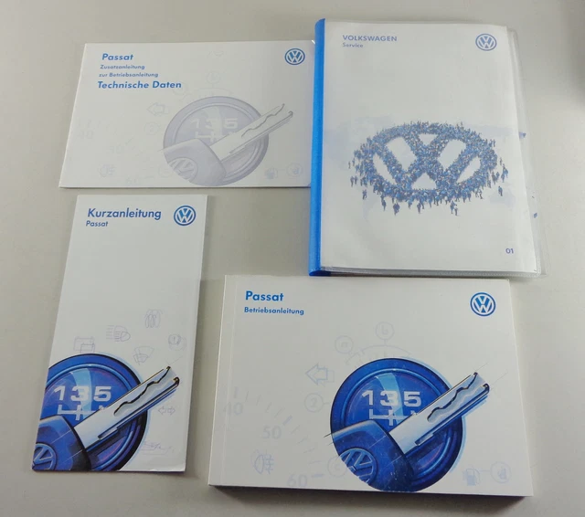 Bordmappe + Betriebsanleitung VW Passat B5 Typ 3B von 10/1996