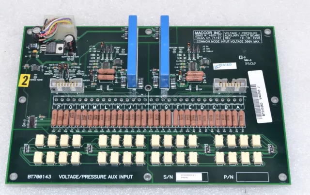 Maccor Series 4000 Battery Tester Analyzer  Voltage / Pressure Input Board