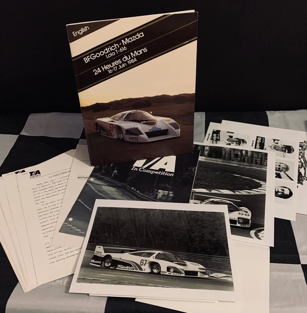 BF GOODRICH MAZDA Lola T616 1984 Le Mans 24 Hours Team Press Pack Kit